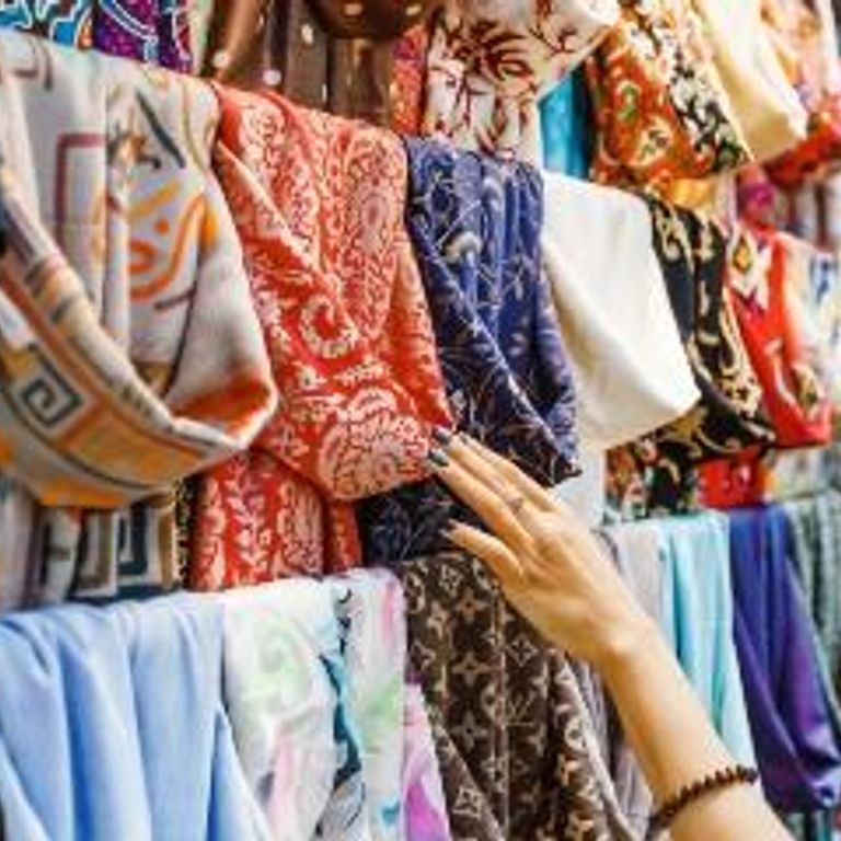 Scarfs at a turkish market