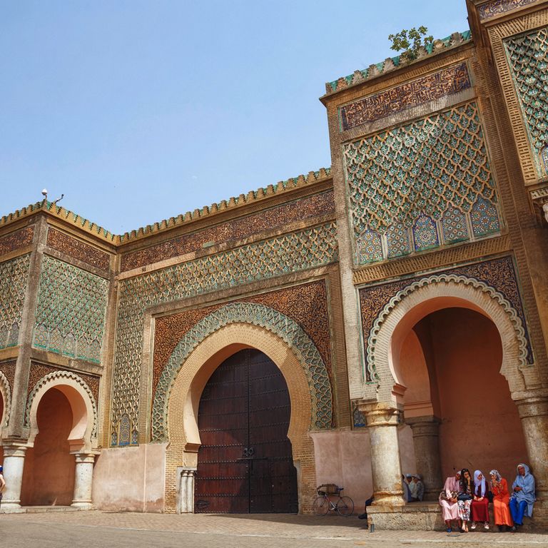 Bab Mansour Gate In Meknes